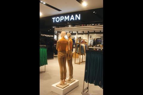 Despite plenty of displays the store feels uncrowded